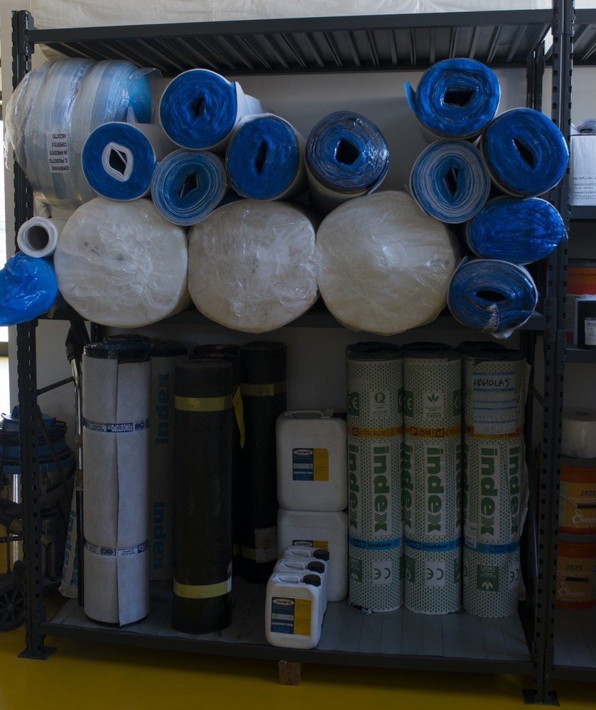 Materiali per impermeabilizzazione.